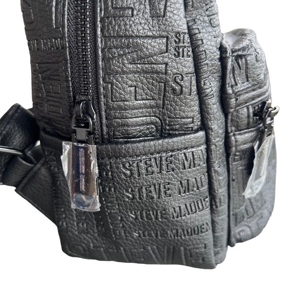 Steve Madden Black Mini Bagpack NWT main image 9